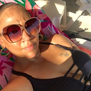 My name is Rachel. (That's our dog Mercedes over there)